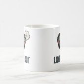 Love Me Not | Funny Heartbreak Design Kaffeetasse (Mittel)