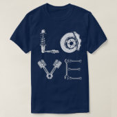Love Mechanic Im A Mechanic  T-Shirt (Design vorne)