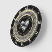 Love Memorial Runde Wanduhr (Winkel)