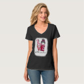 Love Messy Bun VPK Teacher Squad Valentine's Day M T-Shirt (Vorderseite Vollansicht)