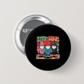 Love Mine Gnomes Urban Street Art Valentines Graff Button (Vorne & Hinten)