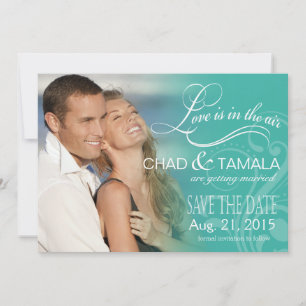 Love Mist Foto Save the Date   aqua