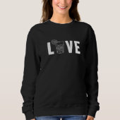 Love Mixologist Barmann Bartender Bardame Bartende Sweatshirt (Vorderseite)