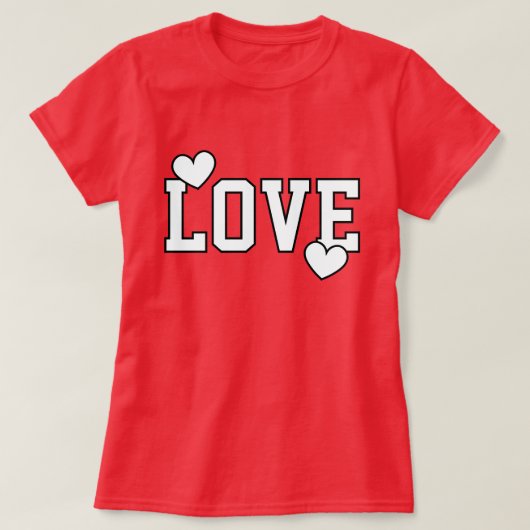 Love Modern Minimalist and Trendy T-Shirt (Design vorne)