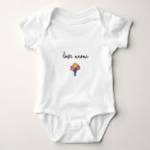 "Love mom" Baby bodysuit Baby Strampler (Vorderseite)