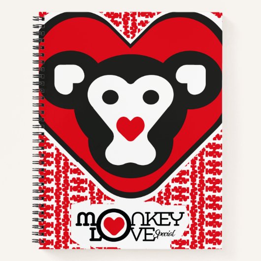 LOVE MONKEY LOVE SPECIAL by Masanser Notizblock (Vorderseite)