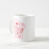 LOVE MUG KAFFEETASSE (Vorderseite Links)