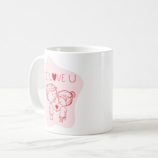 LOVE MUG KAFFEETASSE (Vorderseite Links)