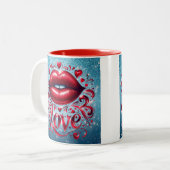 Love Mug Zweifarbige Tasse (Vorderseite Links)
