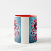 Love Mug Zweifarbige Tasse (Mittel)