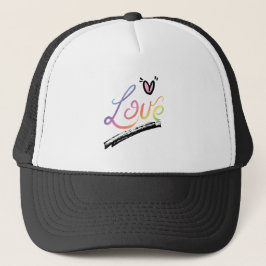 Love Multi-Couleurs Trucker-Mütze Truckerkappe