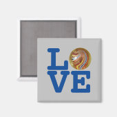 LOVE Murmeln Magnet (Vorderseite/Rückseite)