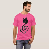 Love Music Cat Music Note Musical Note Pianist Pia T-Shirt (Vorne ganz)