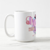 LOVE & MUSIC Y2K Retro Mug – Pink Pop Vibes Kaffeetasse (Links)