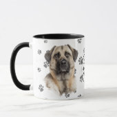 Love My Anatolian Shepherd Dog Pawprint Tasse (Links)