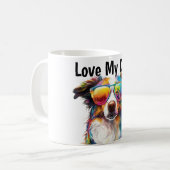 Love my Dog Mug Kaffeetasse (Vorderseite Links)