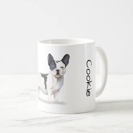 Love my Frenchie Kaffeetasse (VorderseiteRechts)
