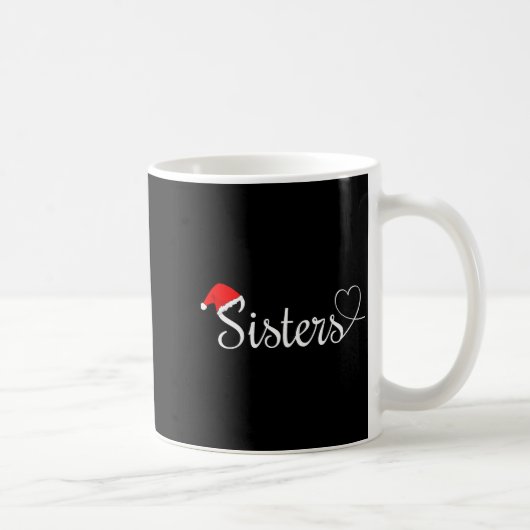 Love My Sister Cute Christmas Sisters Kaffeetasse (Rechts)