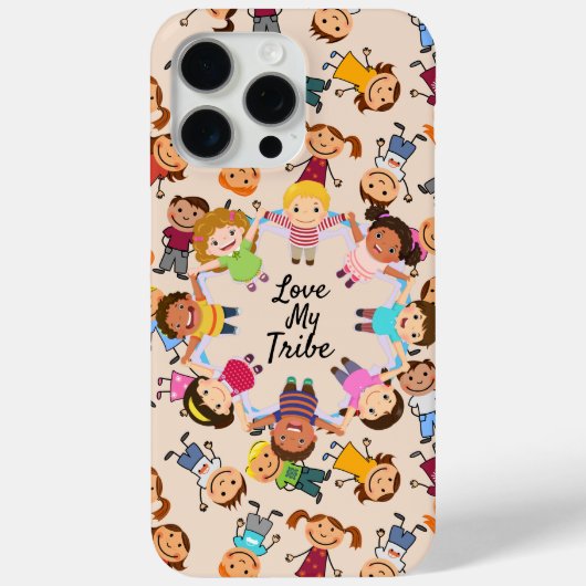 Love My Tribe Case iPhone-Hülle (Rückseite)