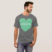 Love Nature Heart retro T-Shirt (Vorne ganz)