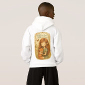 Love nature hoodie (Schwarz voll)