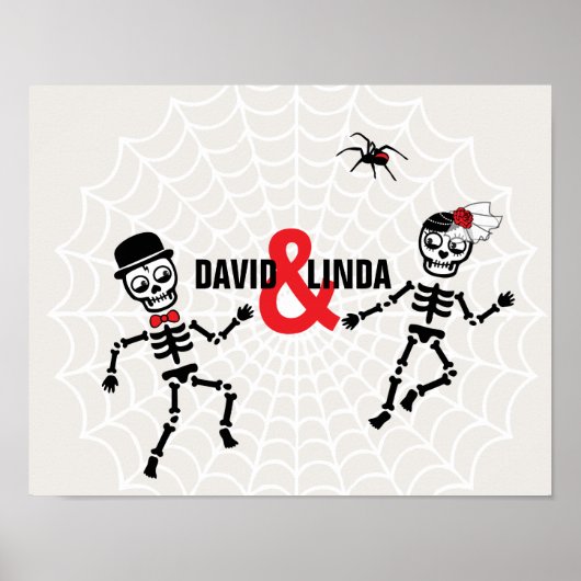 "Love Never Dies" Gästebuchposter Poster (Vorne)