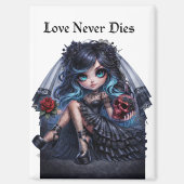 Love Never Dies Gothic Bride Magnet – Dark Romance (Vorderseite)