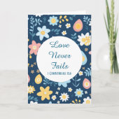 Love Never Fails Greeting Card Karte (Vorderseite)
