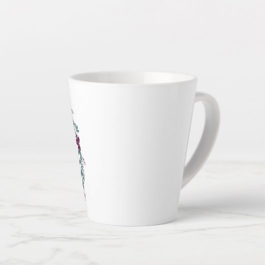 Love Never Fails Latte Mug Milchtasse (Rechte Ecke)