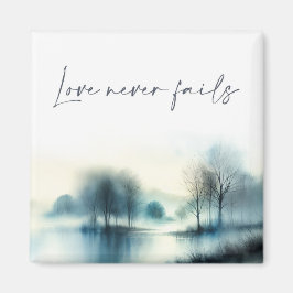 Love never fails magnet
