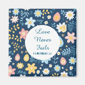 Love Never Fails Magnet (Vorne)