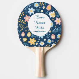 Love Never Fails Ping Pong Paddle Tischtennis Schläger