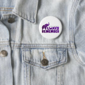 Love Never Forgets Heimerheimer Elephant Button (Beispiel)