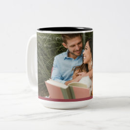 Love note zweifarbige tasse
