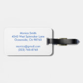 Love Notes from the Sea Seashell Ocean Beach Gepäckanhänger (Rückseite horizontal)