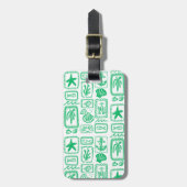 Love Notes from the Sea Seashell Ocean Beach Gepäckanhänger (Vorderseite vertikal)