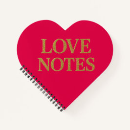 Love notes notebook. notizblock