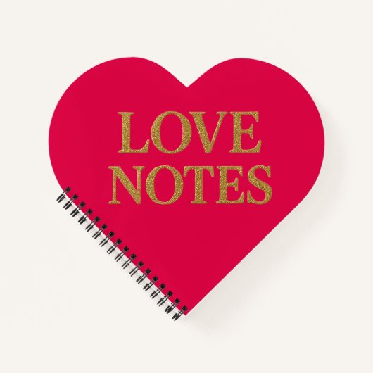 Love notes notebook. notizblock (Vorderseite)