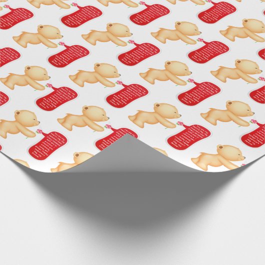 Love Notes Valentine’s Wrapping Paper Geschenkpapier (Ecke)