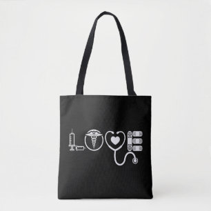 Love Nurse Cute Nurse ER Nurse RN Nurse CNA Nurse  Tasche