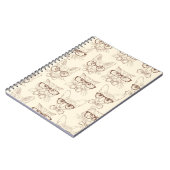 Love of Cats, eyes, glasses & ophthalmic science Notizblock (Linke Seite)