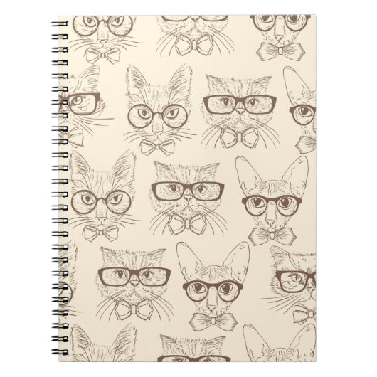 Love of Cats, eyes, glasses & ophthalmic science Notizblock (Vorderseite)