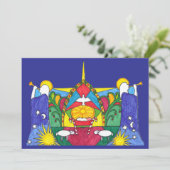 Love of God Feiertagskarte (Stehend Vorderseite)