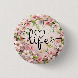 Love of life quote button