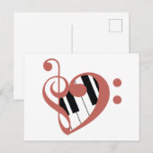 Love of Music Postkarte (Vorne/Hinten)