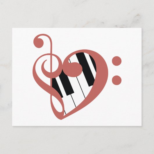 Love of Music Postkarte (Vorderseite)
