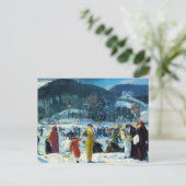 Love of Winter (1914) George Bellows Postkarte (Stehend Vorderseite)