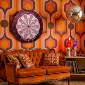 Love On The Line Pink Marble Romantic Couple’s Dartscheibe