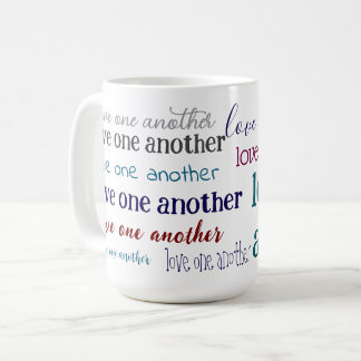 Love one another coffee mug kaffeetasse