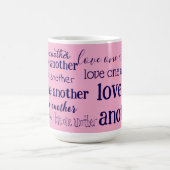 Love one another coffee mug kaffeetasse (Mittel)